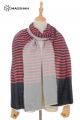 MERINO WOOL SCARF DOUBLE CLOTH SUPERBANU SBDB2