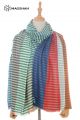 MERINO WOOL SCARF DOUBLE CLOTH SUPERBANU SBDE3