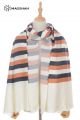 MERINO WOOL SCARF DOUBLE CLOTH SUPERBANU SBDG1