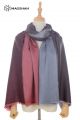 MERINO WOOL DOUBLE SHADE OMBRE SCARF SUPERBANU SBDR10