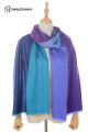 MERINO WOOL DOUBLE SHADE OMBRE SCARF SUPERBANU SBDR13