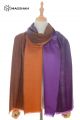 MERINO WOOL DOUBLE SHADE OMBRE SCARF SUPERBANU SBDR15