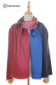 MERINO WOOL DOUBLE SHADE OMBRE SCARF SUPERBANU SBDR16