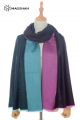 MERINO WOOL DOUBLE SHADE OMBRE SCARF SUPERBANU SBDR17