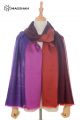 MERINO WOOL DOUBLE SHADE OMBRE SCARF SUPERBANU SBDR18