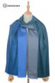 MERINO WOOL DOUBLE SHADE OMBRE SCARF SUPERBANU SBDR2