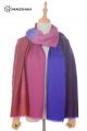 MERINO WOOL DOUBLE SHADE OMBRE SCARF SUPERBANU SBDR21