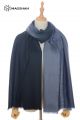 MERINO WOOL DOUBLE SHADE OMBRE SCARF SUPERBANU SBDR22