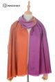 MERINO WOOL DOUBLE SHADE OMBRE SCARF SUPERBANU SBDR23