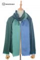 MERINO WOOL DOUBLE SHADE OMBRE SCARF SUPERBANU SBDR24