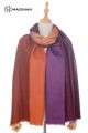 MERINO WOOL DOUBLE SHADE OMBRE SCARF SUPERBANU SBDR27