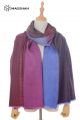 MERINO WOOL DOUBLE SHADE OMBRE SCARF SUPERBANU SBDR29