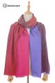 MERINO WOOL DOUBLE SHADE OMBRE SCARF SUPERBANU SBDR35