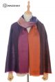 MERINO WOOL DOUBLE SHADE OMBRE SCARF SUPERBANU SBDR38