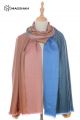 MERINO WOOL DOUBLE SHADE OMBRE SCARF SUPERBANU SBDR4