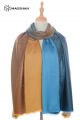MERINO WOOL DOUBLE SHADE OMBRE SCARF SUPERBANU SBDR5
