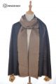 MERINO WOOL SCARF DOUBLE SHADE SUPERBANU  SBDS25