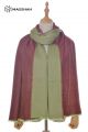 MERINO WOOL SCARF DOUBLE SHADE SUPERBANU  SBDS29