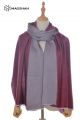 MERINO WOOL SCARF DOUBLE SHADE SUPERBANU  SBDS31