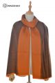 MERINO WOOL SCARF DOUBLE SHADE SUPERBANU  SBDS36