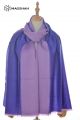 MERINO WOOL SCARF DOUBLE SHADE SUPERBANU  SBDS41
