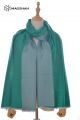 MERINO WOOL SCARF DOUBLE SHADE SUPERBANU  SBDS48
