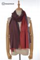 MERINO WOOL SCARF DOUBLE SHADE SUPERBANU  SBDS52