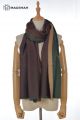 MERINO WOOL SCARF DOUBLE SHADE SUPERBANU  SBDS56