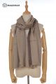MERINO WOOL SCARF DOUBLE SHADE SUPERBANU  SBDS57