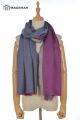 MERINO WOOL SCARF DOUBLE SHADE SUPERBANU  SBDS62