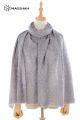 MERINO WOOL PAISLEY SCARF JACQUARD SUPERBANU SBJA13