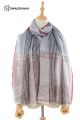 MERINO WOOL PAISLEY SCARF JACQUARD SUPERBANU SBJD3
