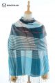 MERINO WOOL AND SILK SCARF PLAIDS SWMC4
