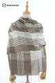 MERINO WOOL AND SILK SCARF PLAIDS SWMD1