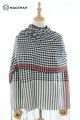 MERINO WOOL AND SILK SCARF PLAIDS SWME3