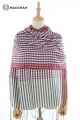 MERINO WOOL AND SILK SCARF PLAIDS SWME5