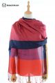 MERINO WOOL AND SILK SCARF PLAIDS SWMF4