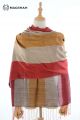 MERINO WOOL AND SILK SCARF PLAIDS SWMH1
