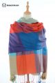 MERINO WOOL AND SILK SCARF PLAIDS SWMJ1
