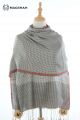 MERINO WOOL AND SILK SCARF PLAIDS SWMK1