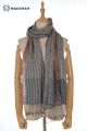 MERINO WOOL AND SILK SCARF PLAIDS SWMK11