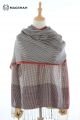 MERINO WOOL AND SILK SCARF PLAIDS SWMK4