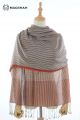 MERINO WOOL AND SILK SCARF PLAIDS SWMK6