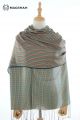 MERINO WOOL AND SILK SCARF PLAIDS SWML1