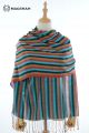 MERINO WOOL AND SILK SCARF PLAIDS SWMN1
