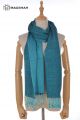 MERINO WOOL AND SILK SCARF DOUBLE SHADE SWR01