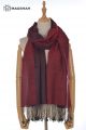 MERINO WOOL AND SILK SCARF DOUBLE SHADE SWR07