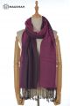 MERINO WOOL AND SILK SCARF DOUBLE SHADE SWR09