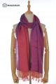 MERINO WOOL AND SILK SCARF DOUBLE SHADE SWR10