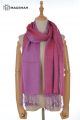 MERINO WOOL AND SILK SCARF DOUBLE SHADE SWR12